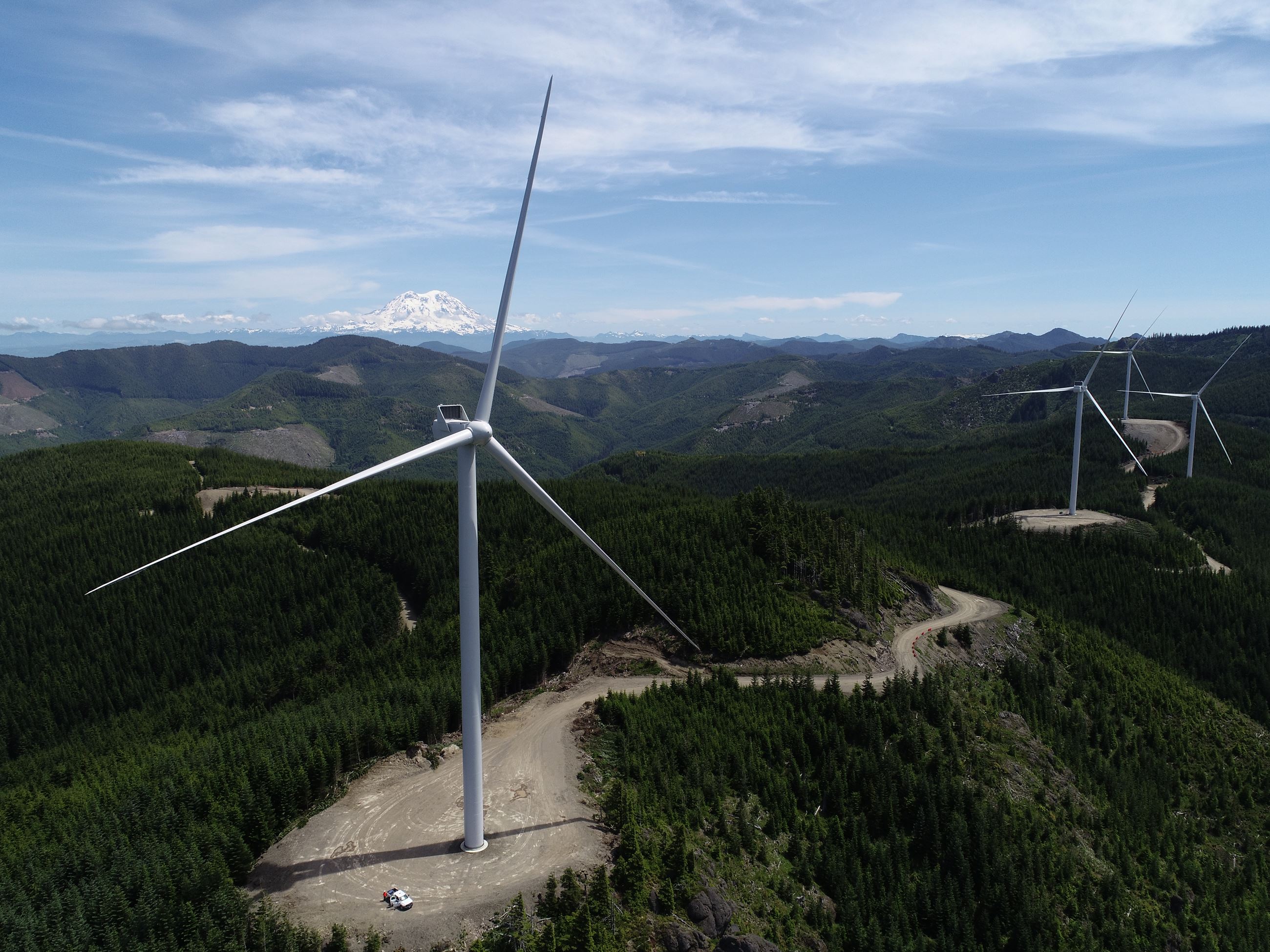 This is a photo of the Skookumchuck Wind Facility. 