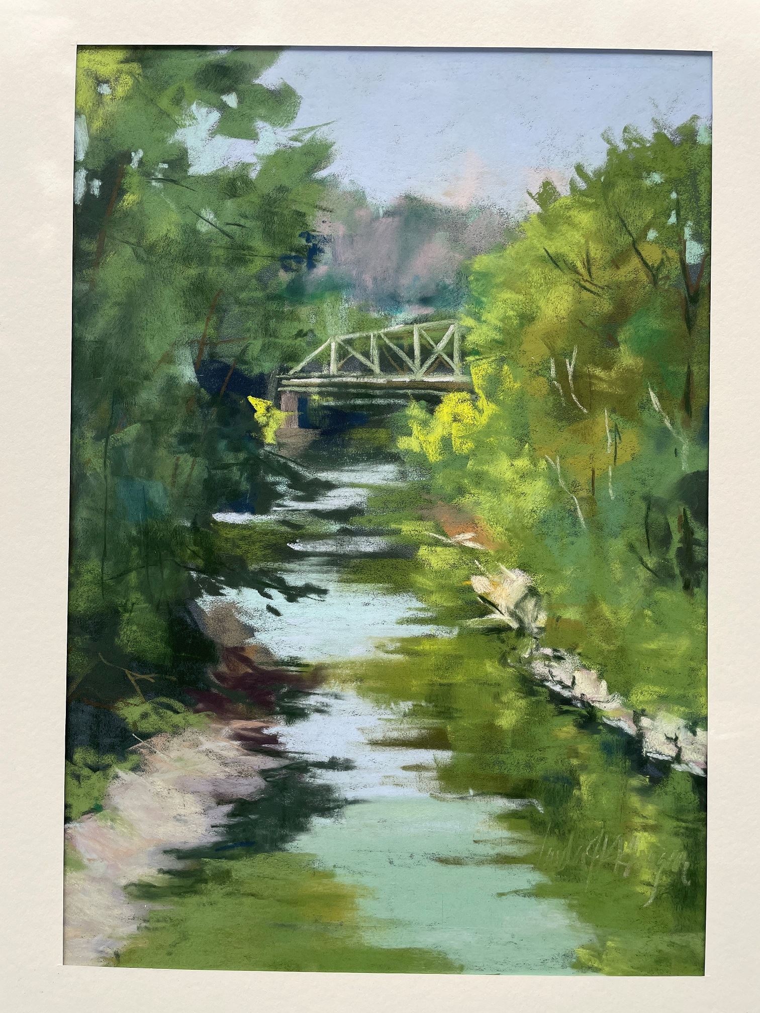 Snoqualmie River flowing under Meadowbrook Bridge-Klenczar