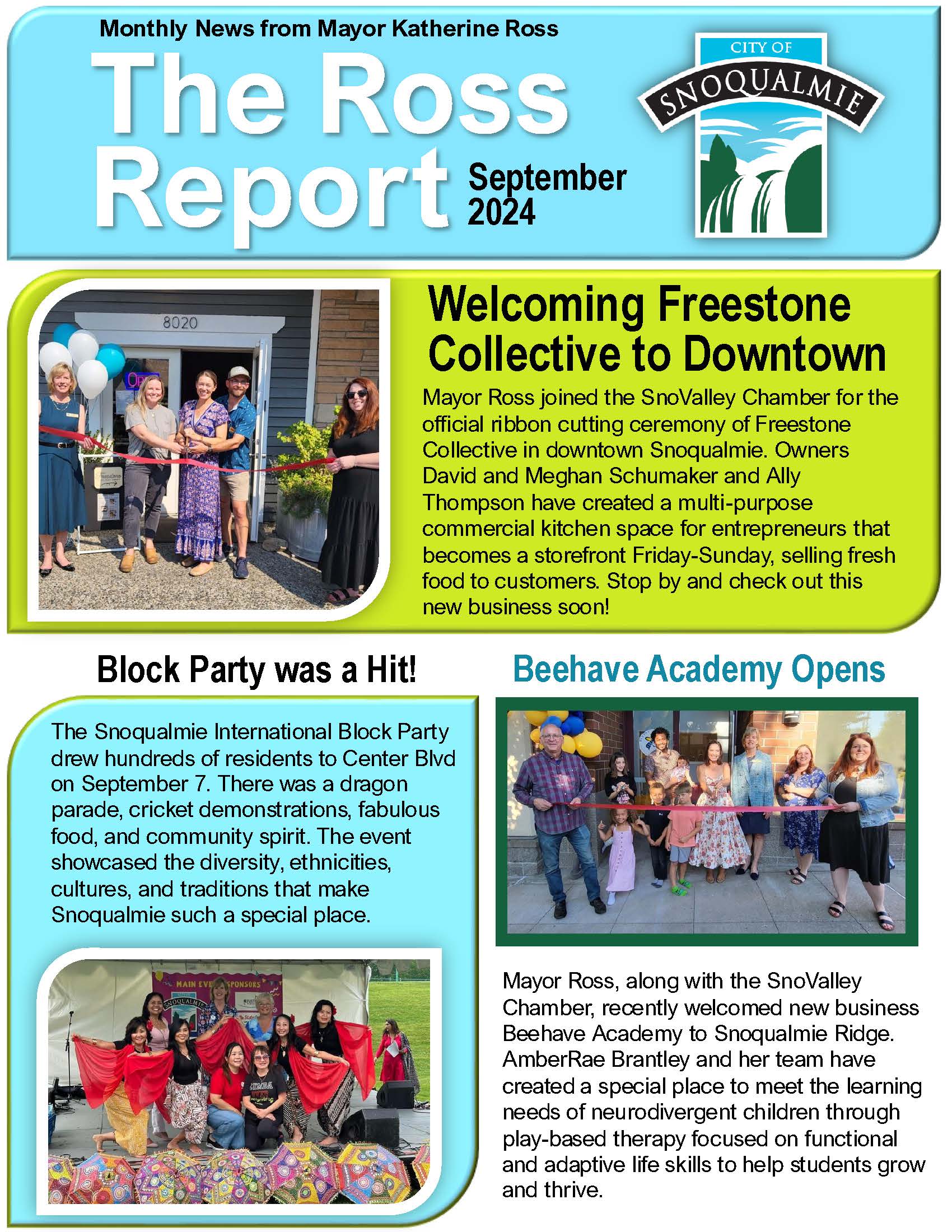 Ross Report September 2024 