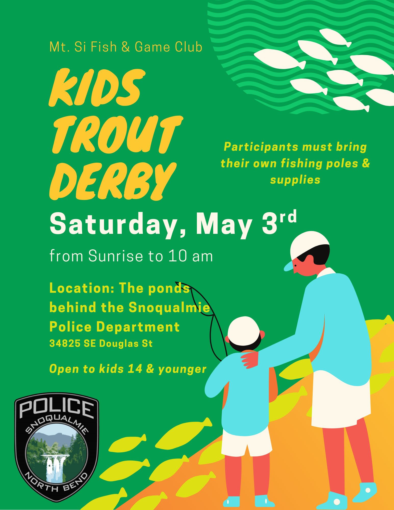 Snoqualmie Kids Trout Derby 2025 