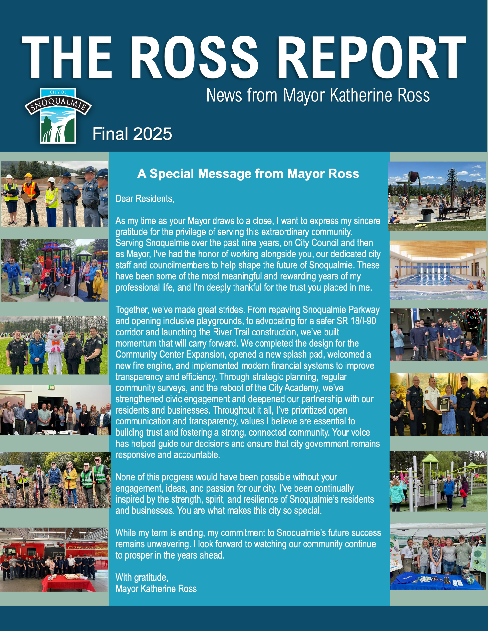 November 2025 Final Ross Report City of Snoqualmie 